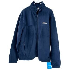 Columbia Size XL Jacket Navy Blue Zip Up Fleece Layers Winter‎ Outerwear NWT